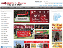Tablet Screenshot of curbappealforchurches.com